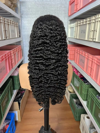 Luxury 13×4 Transparent Lace 100% Human Hair Wig – Premium HD Lace | Soft, Full & Natural Hairline