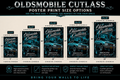 72 Oldsmobile Cutlass Smooth By Choice Classic Lowrider Poster Print